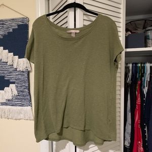 Forever 21 Short Sleeve Shirt Forest Green Size M